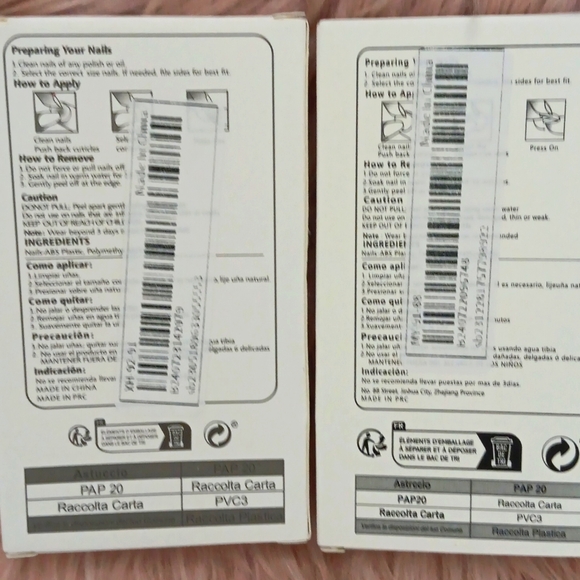 BOGO!! Brand New BEAUTIFUL NAIL FALSE TOE NAILS-2CT. - Picture 2 of 4